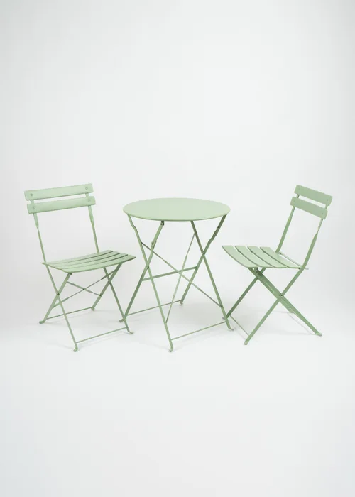Scottish Everlastings Light Green Metal Bistro Set - One Size Image 1