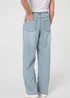 Izabel London Blue High Waist Ripped Detail Relaxed Jeans - 16 Image 3