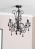 ValueLights Viscount Black Pendant Light (57cm x 45cm x 45cm) - One Size Image 3