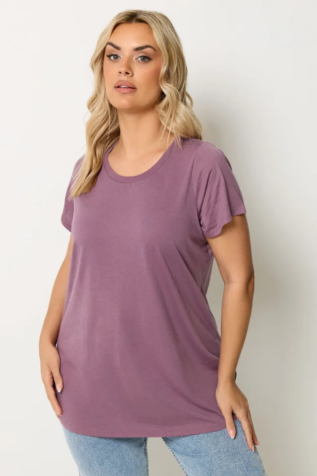 Yours 3 Pack Curve Chocolate Brown & Natural Brown Core T-Shirts
