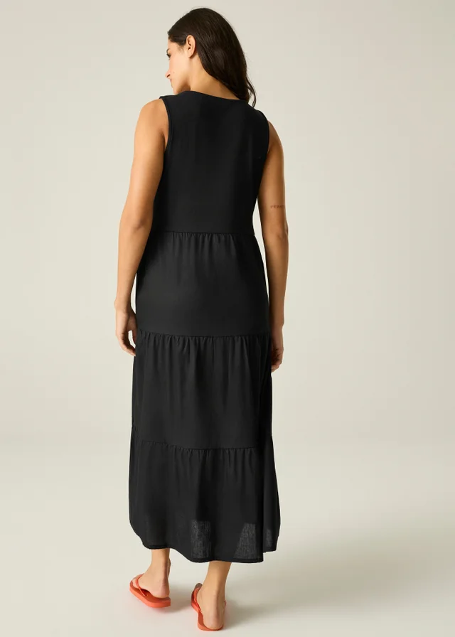 Regatta Black Tarise Tiered Midi Dress