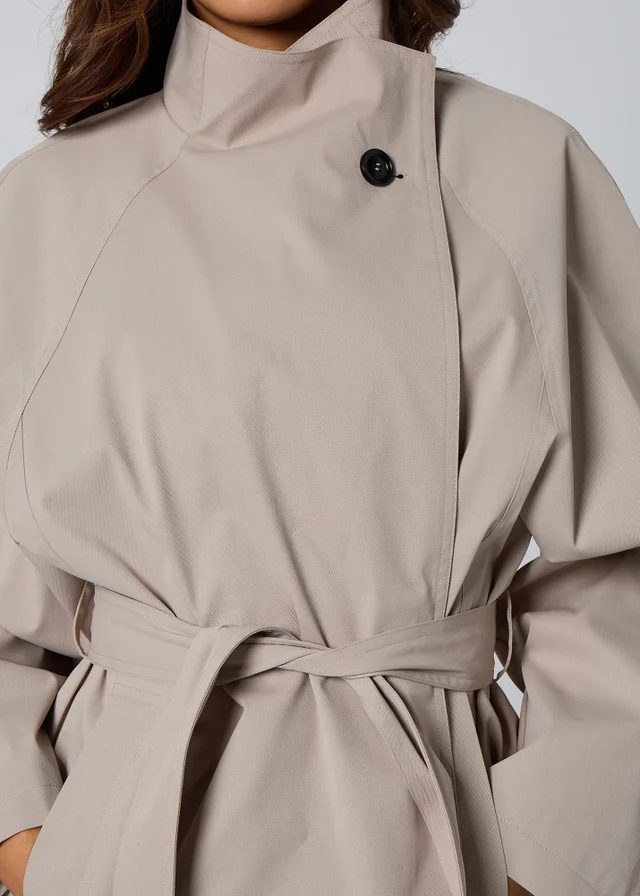 Urban Bliss Stone High Neck Trench