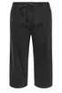 Yours Curve Washed Black Cropped Denim Trousers - 30-32 Image 5