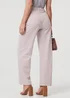 Izabel London Pink High Waist Straight Leg Jeans - 12 Image 4