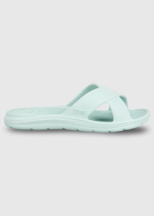 Totes Solbounce Mint Cross Sliders - 7 Image 1