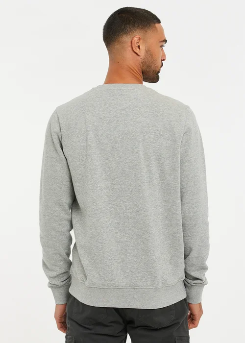Threadbare Light Grey Cotton Blend Crew Neck Sweatshirt - XL Image 2