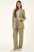 Roman Khaki Linen Mix Blazer - 12 Image 2