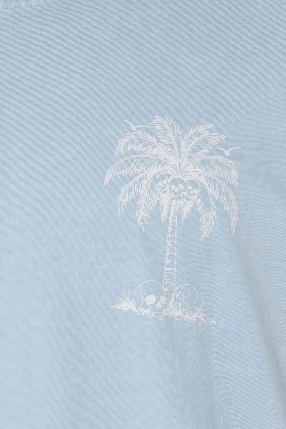 BadRhino Light Blue Acid Wash Graphic T-Shirt - XL Image 3
