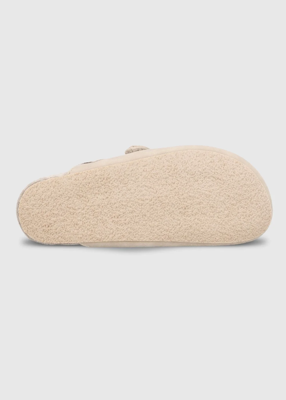 Totes Isotoner Stone Suedette Open Back Moccasin Slippers - 5 Image 5
