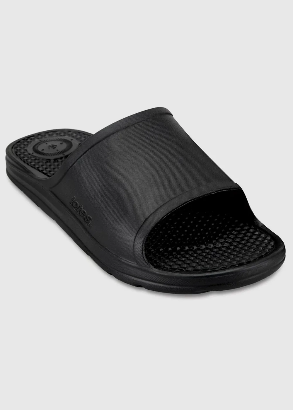 Totes Solbounce Black Sliders - 8 Image 3
