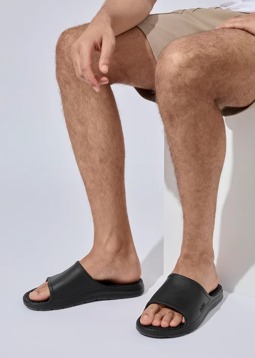 Totes Solbounce Black Sliders - 8 Image 1