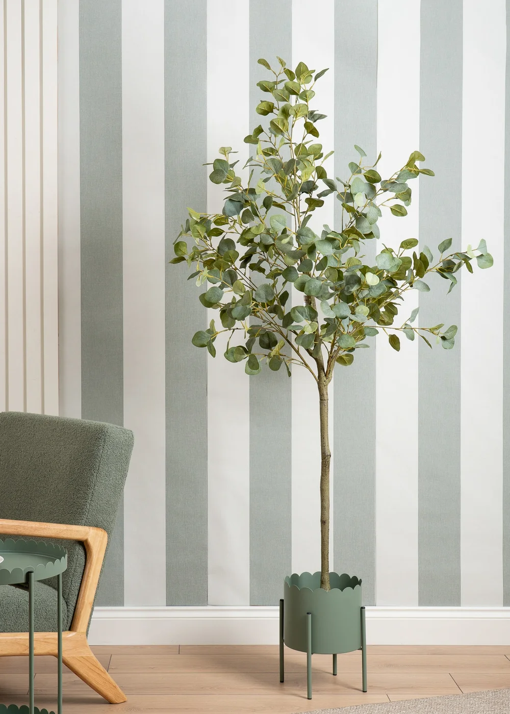 Scottish Everlastings Green Scallop Planter - One Size Image 4