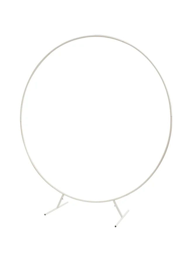 Scottish Everlastings White Round Arch Frame (2m)