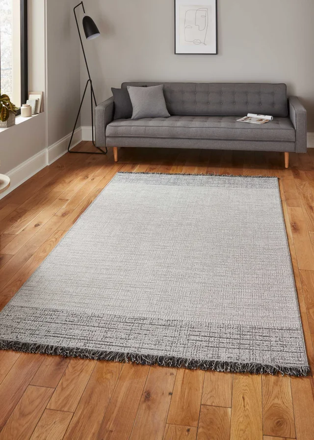 Think Rugs Silver Tweed 9743 Rug 120 X 170