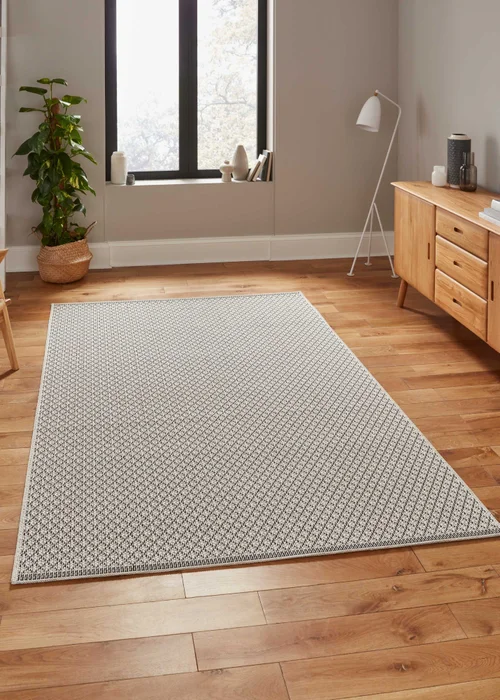 Think Rugs Black Stitch 9683 Rug 160 X 220 - 120 x 170 Image 1