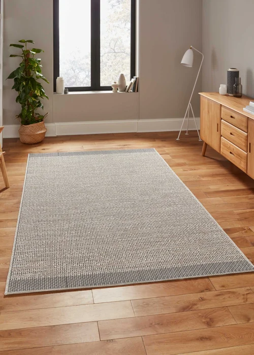 Think Rugs Black Stitch 9682 Rug 120 X 170 - 120 x 170 Image 1