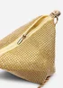 Where's That From Lore Gold Diamante Pouch Bag With Chain Detail Handle - One Size Image 5
