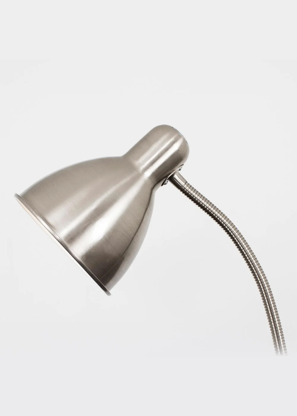 ValueLights Brushed Chrome Flexi Neck Floor Lamp - One Size Image 3