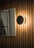 ValueLights Infinity Matt Black Backlit Circle Integrated LED Wall Light - One Size Image 2