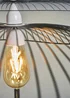 ValueLights Vella Black Large Wavy Wire Pendant Shade - One Size Image 3
