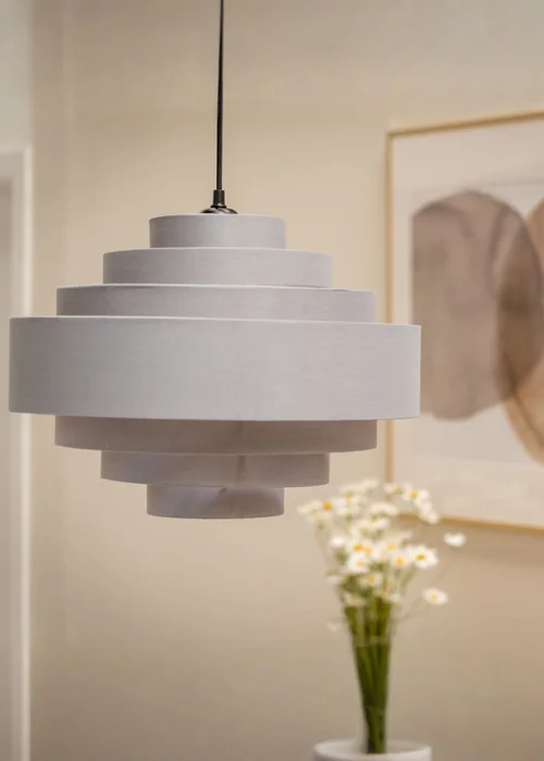 ValueLights Sette 7 Layer Grey Shade with Copper Inner - One Size Image 1