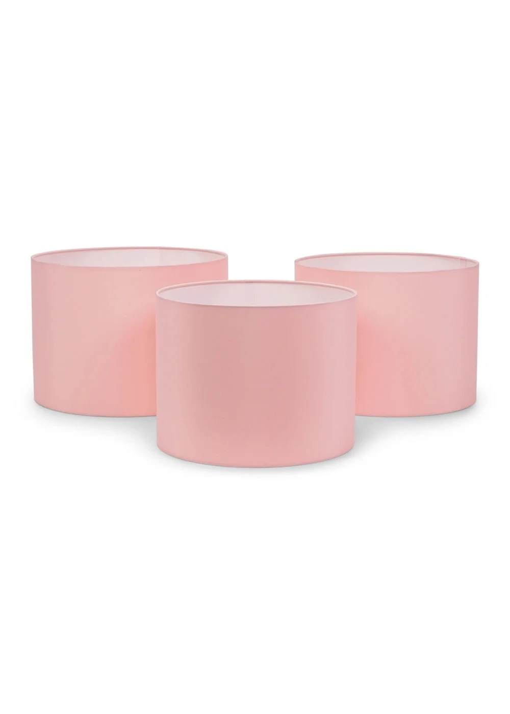 ValueLights Torbery Blush Set of 3 Nesting Easy Fit Shades - One Size Image 1