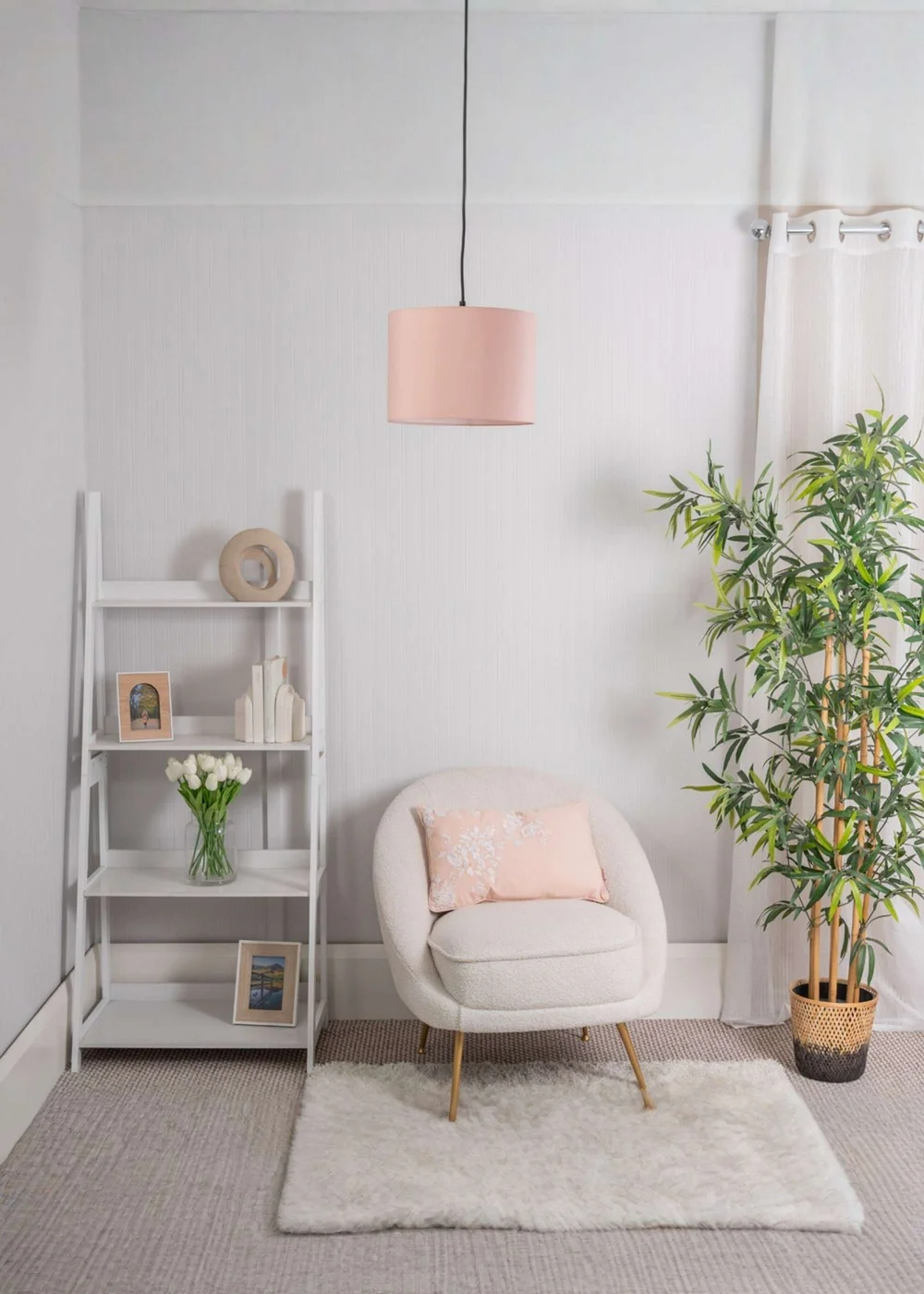 ValueLights Torbery Blush Set of 3 Nesting Easy Fit Shades - One Size Image 2