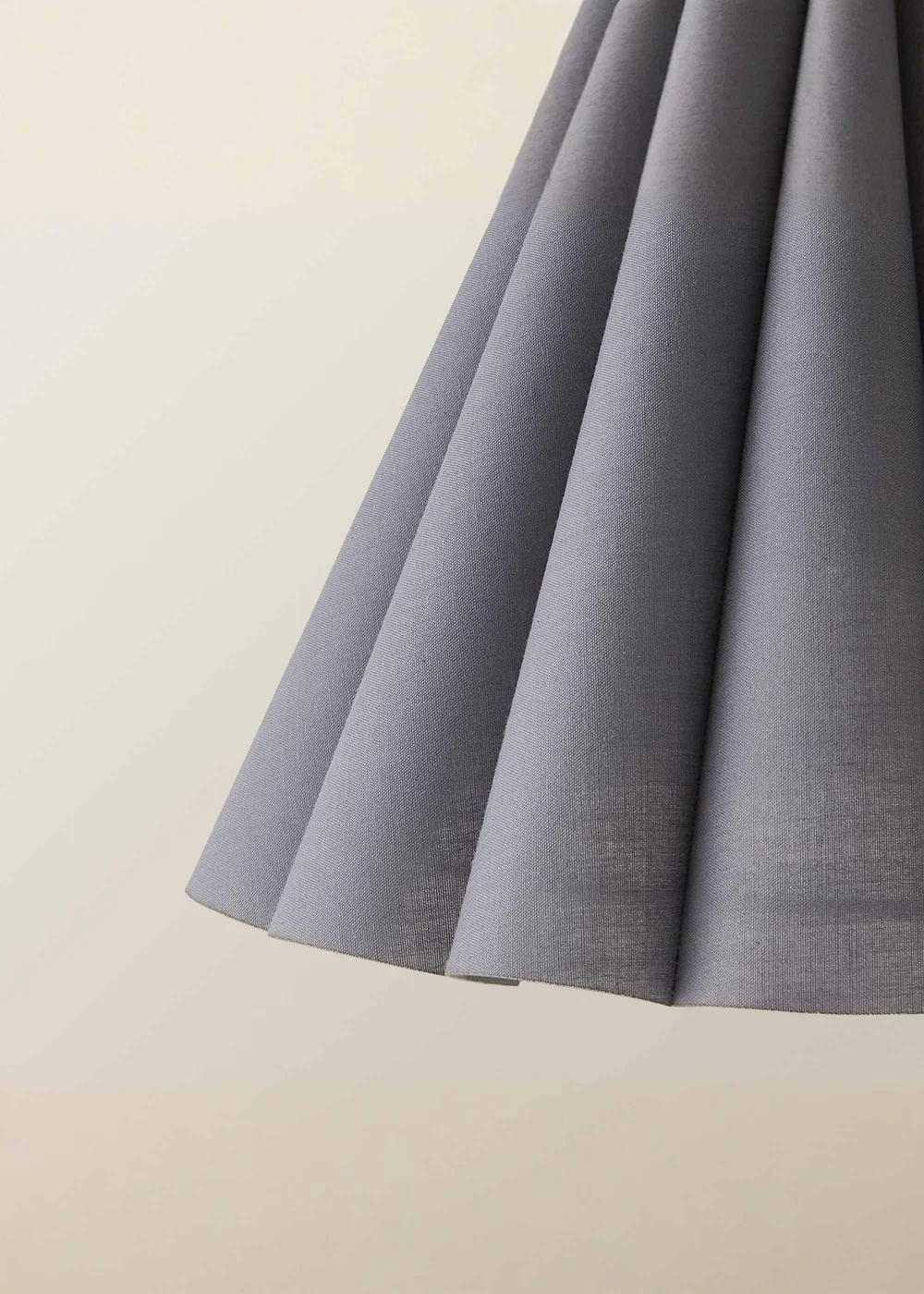 ValueLights Lauren Grey Pleated Tapered Shade - One Size Image 3