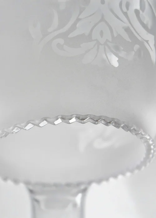 ValueLights Set Of 3 Bola Acid Etched Glass Shades - One Size Image 2