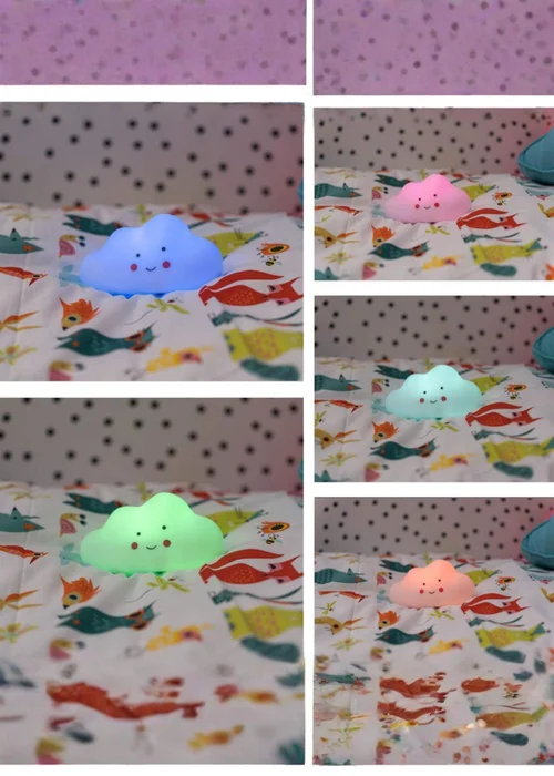 ValueLights Plastic Cloud LED Light with Remote Control - One Size Image 2