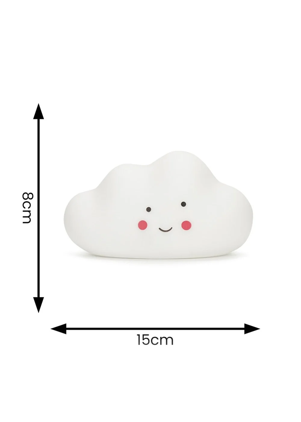 ValueLights Plastic Cloud LED Light with Remote Control - One Size Image 5