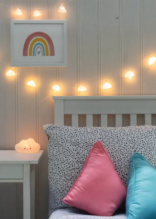 ValueLights Cloud Battery Operated String Lights - One Size Image 2