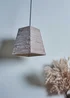 ValueLights Bodhi Natural Rustic Wood Square Ceiling Light - One Size Image 2