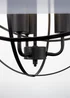 ValueLights Dalton Matt Black Atom 3 Way Industrial Ceiling Light - One Size Image 3