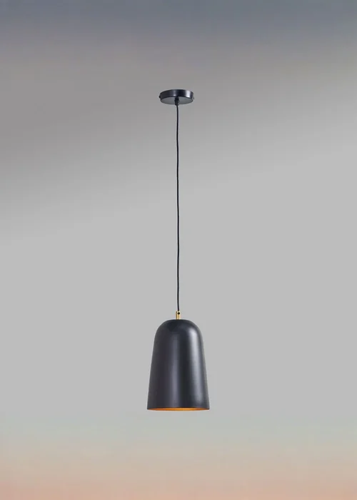 ValueLights Morimo Black Metal Pendant Light - One Size Image 1