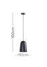 ValueLights Morimo Black Metal Pendant Light - One Size Image 5