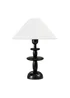 ValueLights Justin Dark Wood Stack Table Lamp - One Size Image 3