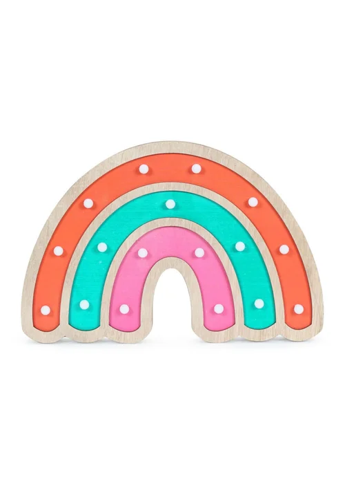 ValueLights Wooden Rainbow Table Lamp - One Size Image 4