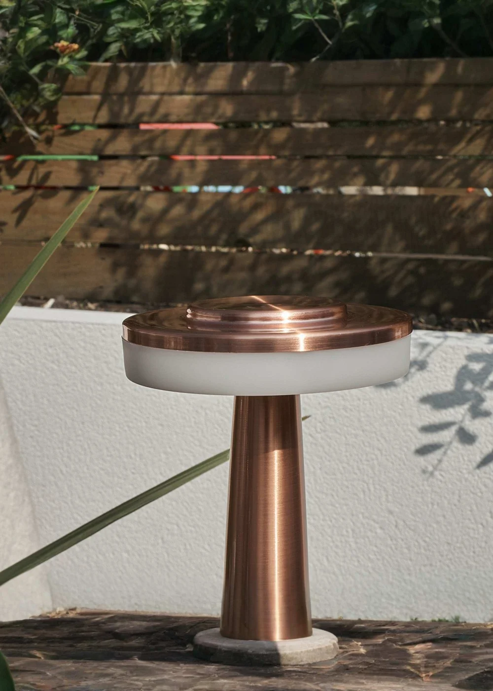 ValueLights Talence Copper Indoor/Outdoor LED Rechargeable Touch Table Lamp - One Size Image 3
