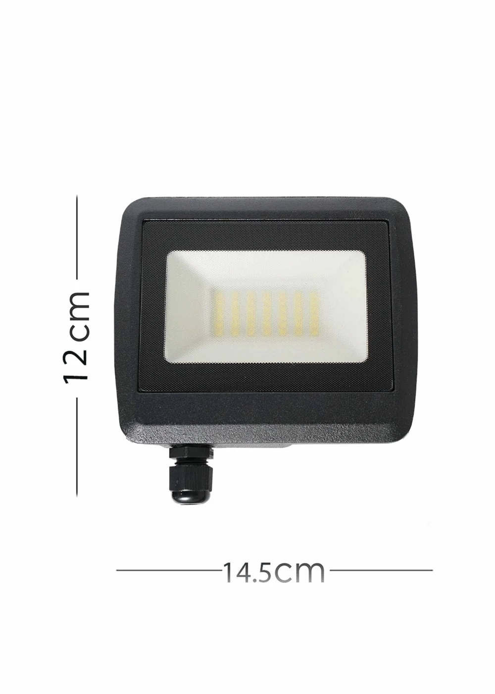 ValueLights LED Slimline Black Flood Light With Samsung Technology - One Size Image 4