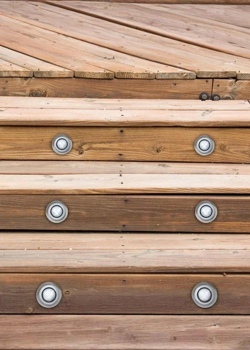 ValueLights Pack Of 30 40mm White LED Decking Lights - One Size Image 1