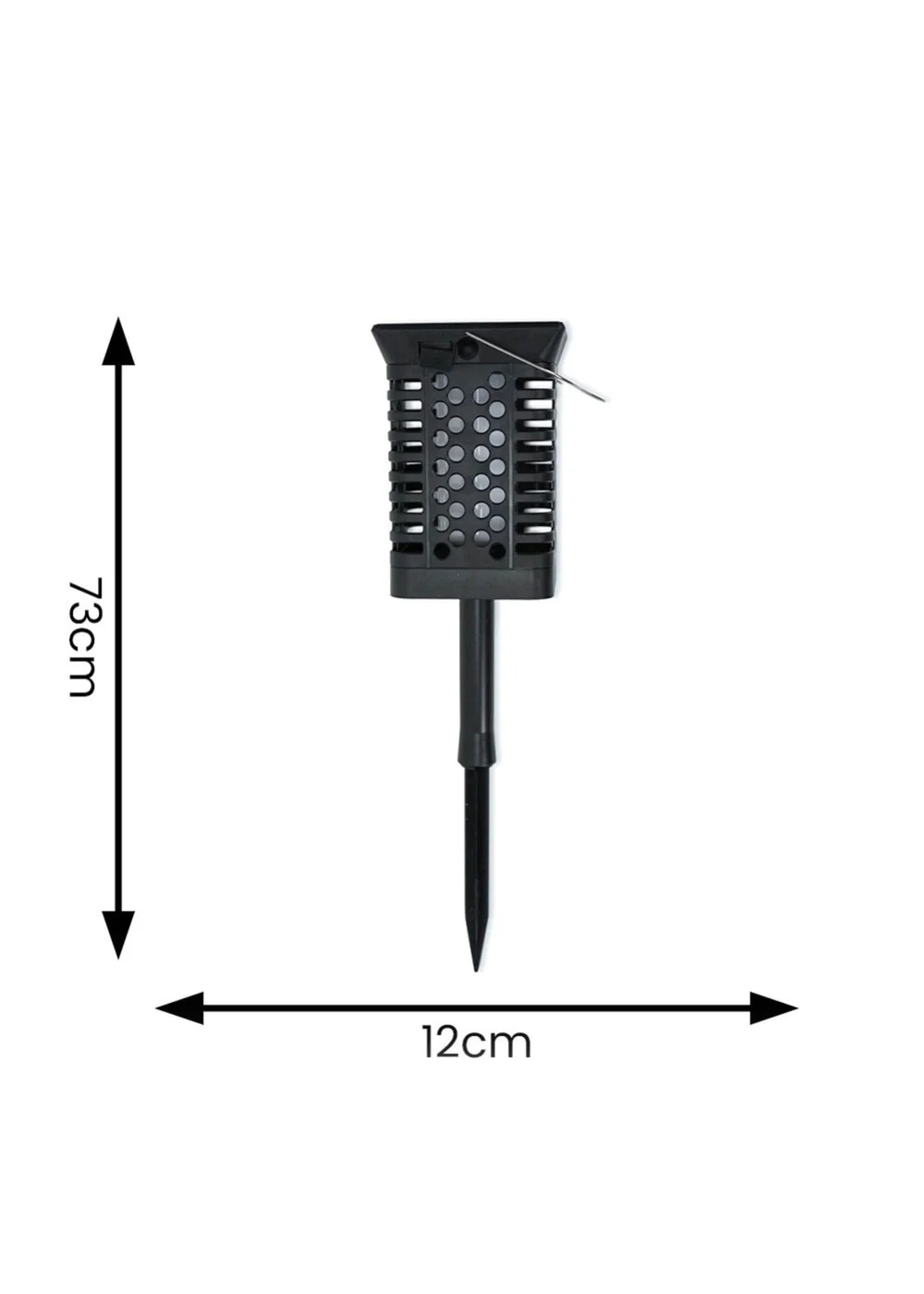 ValueLights Multi Function Flame Effect Solar Lantern/Stake Light - One Size Image 5