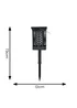 ValueLights Multi Function Flame Effect Solar Lantern/Stake Light - One Size Image 5