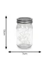 ValueLights 2 Pack Solar Powered Jars with Fairy Lights - One Size Image 5