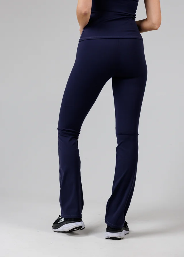 French Connection Navy Wrap Front FCUK Stretch Yoga Pant