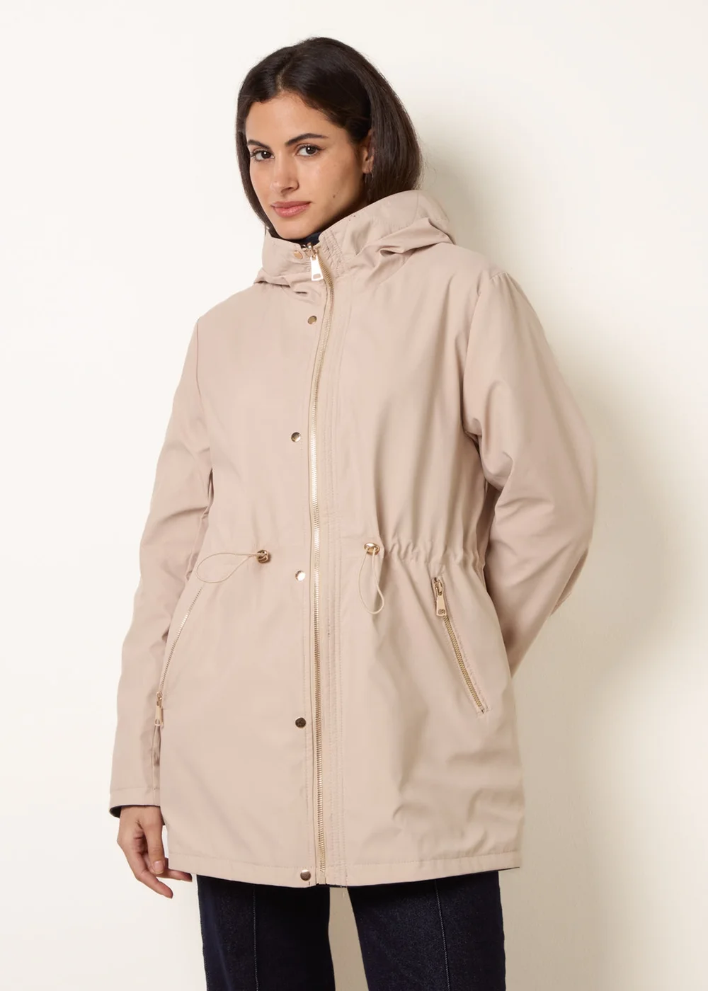 Blue Vanilla Navy Reversible Raincoat - XL Image 2