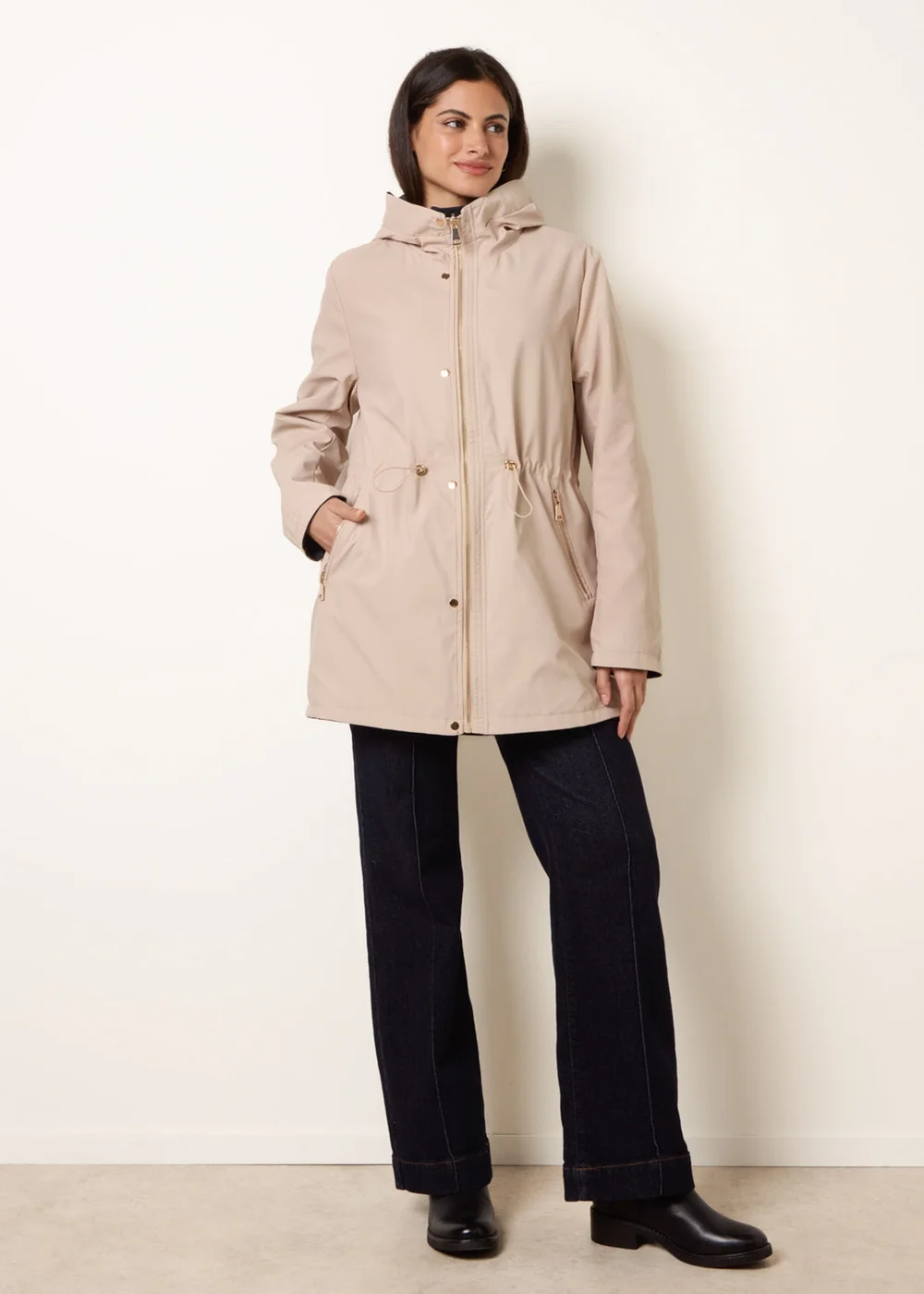Blue Vanilla Navy Reversible Raincoat - XL Image 4