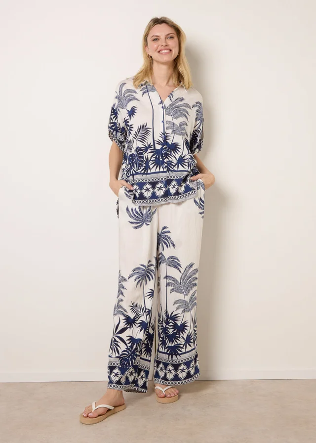 Blue Vanilla Blue Palm Tree Set