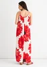 Gini London White Strappy Floral Viscose Oversized Dress - S/M Image 2