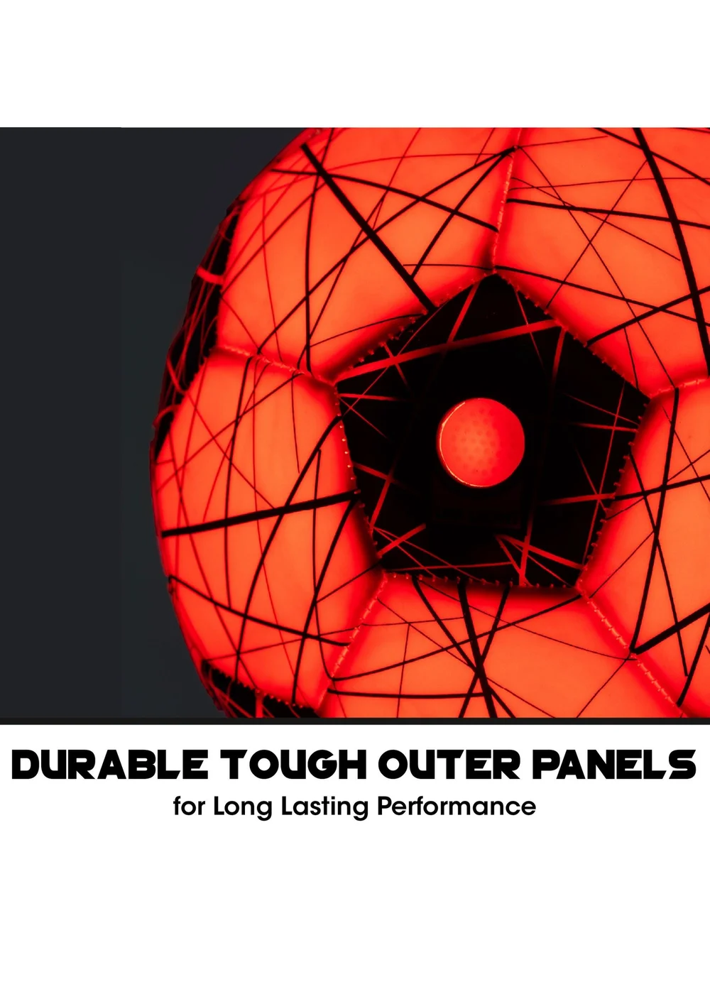 Toyrific Pro Striker Glow Ball Size 5 Orange - One Size Image 6